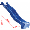 Tobogan KBT,Lungime 230 cm, Inaltime de asezare 120 cm, albastru
